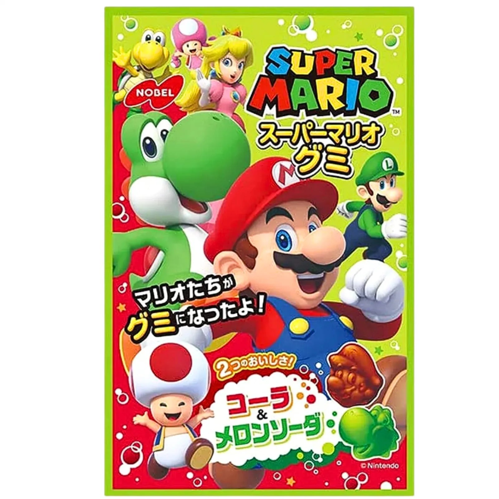 NOBEL Mario Gummy Cola Melonsoda 50g