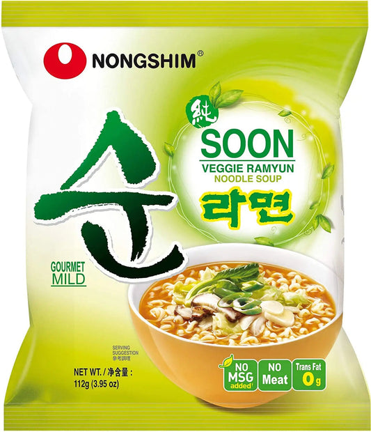 NONG SHIM Instantnudeln Soon Veggie Ramyun 112g