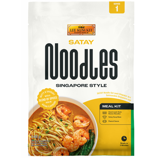 LEE KUM KEE Satay Nudeln Singapore Style, Meal Kit 148g