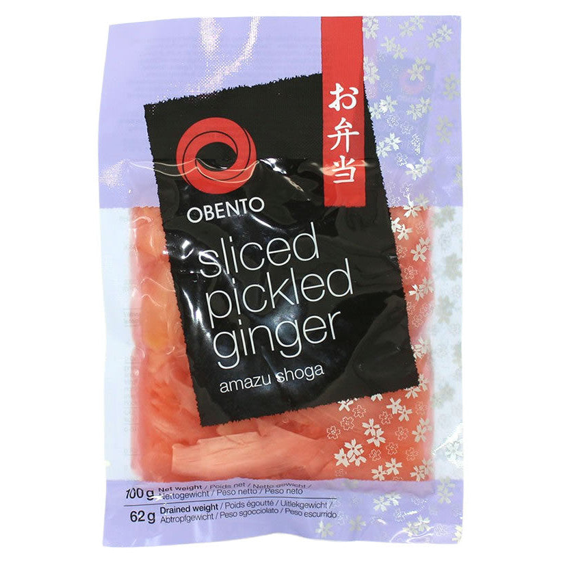OBENTO Geschnittener eigelegter Ingwer Pink 100g