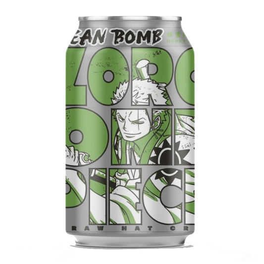 OCEAN BOMB Erfrischungsgetränk, One Piece, Honig Zitrone Zoro 330ml