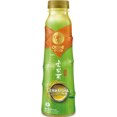OISHI Grüner Tee Getränk Genmaicha ohne Zucker 400ml