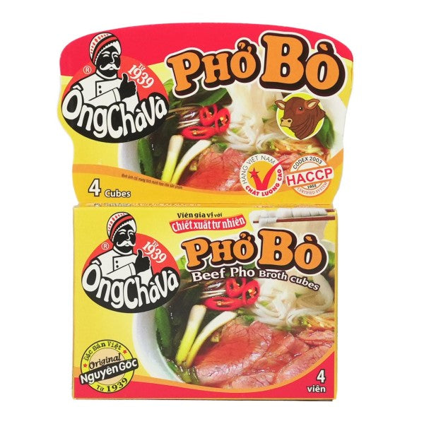 Ong Cha Va Pho Bo Gewürz Brühwürfel 75g