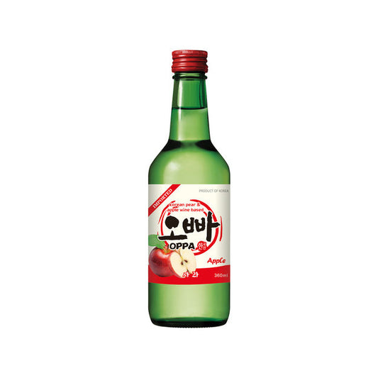 Oppa Apfel Soju Getränk 12% 360ml