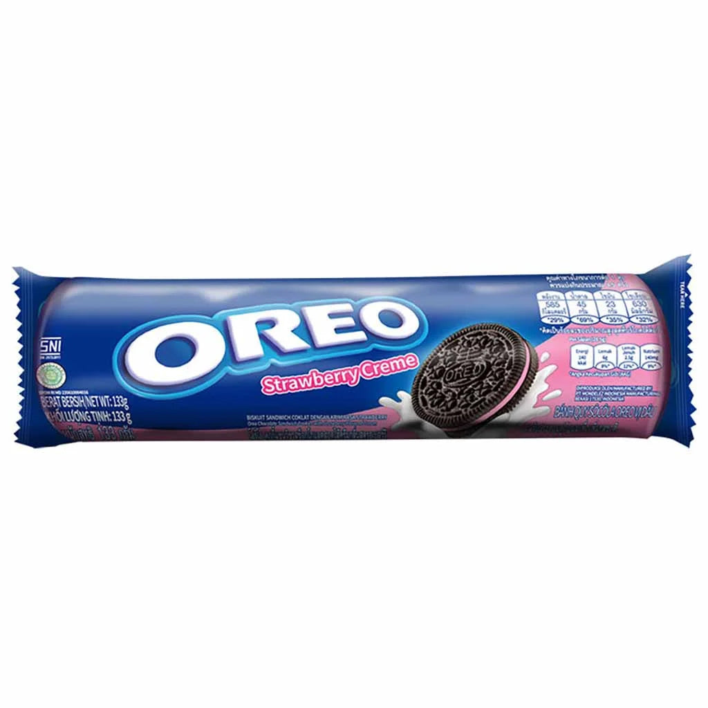 OREO Cookie Rolle mit Erdbeerfüllung 119g
