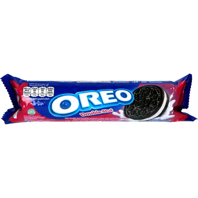 OREO Doppelte Schokoladen-Sandwich-Kekse in der Rolle - Vanillegeschmack 110g