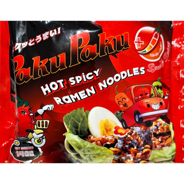 PakuPaku Scharfe Ramen Nudeln - Speedy Spicy 140g