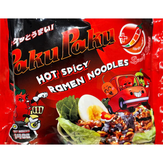 PakuPaku Scharfe Ramen Nudeln - Speedy Spicy 140g
