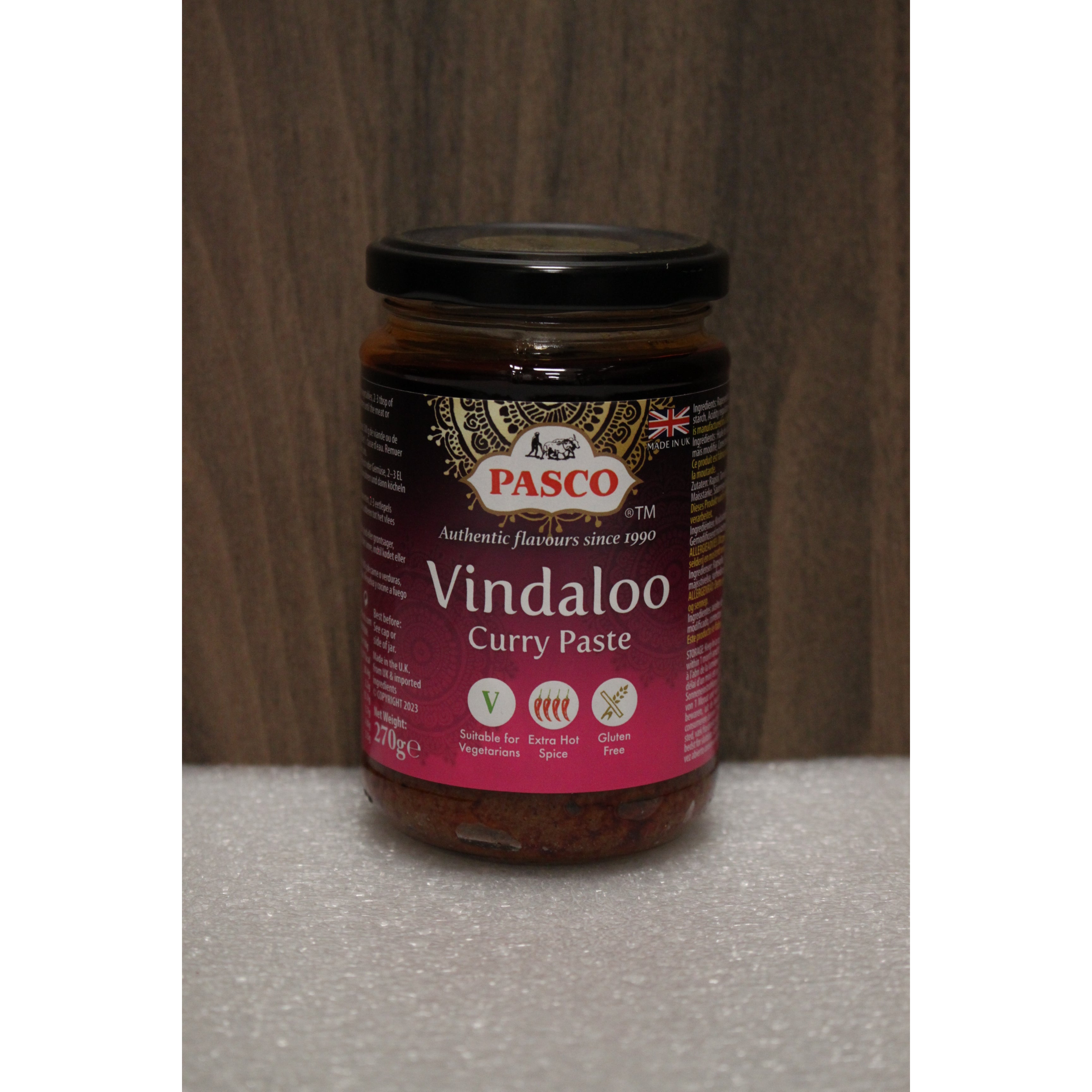 Pasco Vindaloo Currypaste 270g