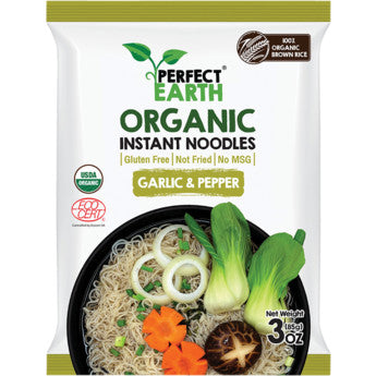 PERFECT EARTH Bio Instantnudeln Knoblauch und Pfeffer 85g