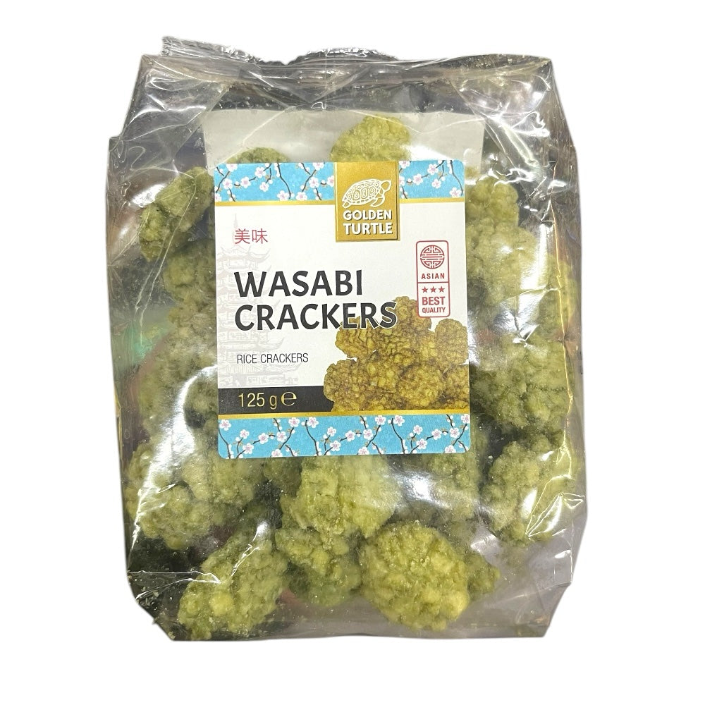 GOLDEN TURTLE Wasabi Cracker 125g