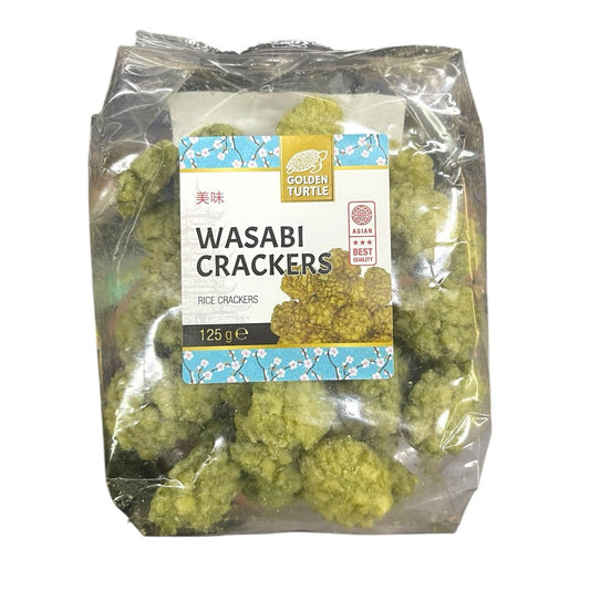 GOLDEN TURTLE Wasabi Cracker 125g