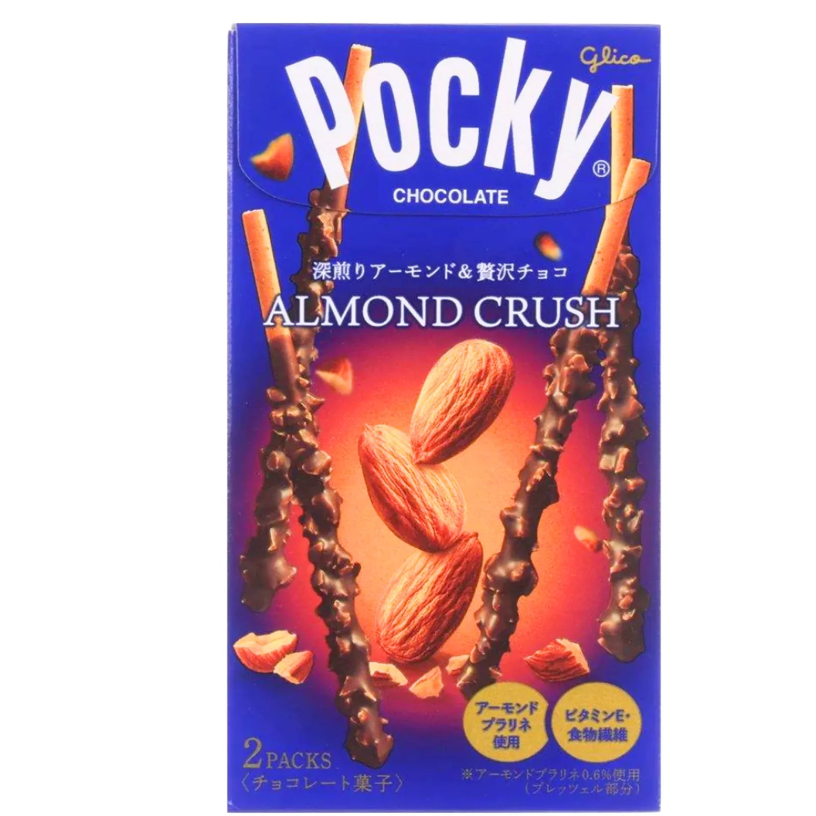 GLICO Pocky Biscuit Stick Nutty Almond White Chocolate Flavour 38g