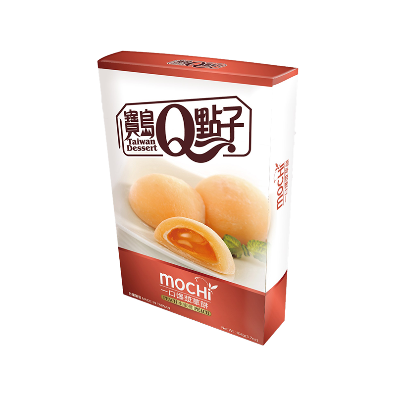 Q-Brand Pfirsich Mochi 104g