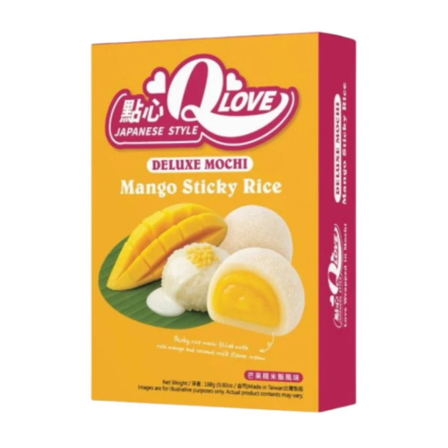 QLove Mango & Klebreis Deluxe Mochi 168g