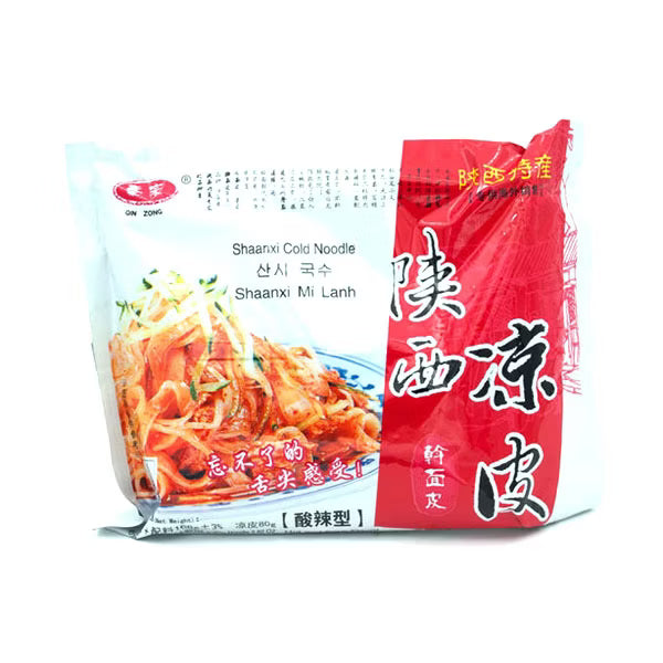 QZ ShaanXi Cold Noodle - Hot & Sour Flavour 168g bag
