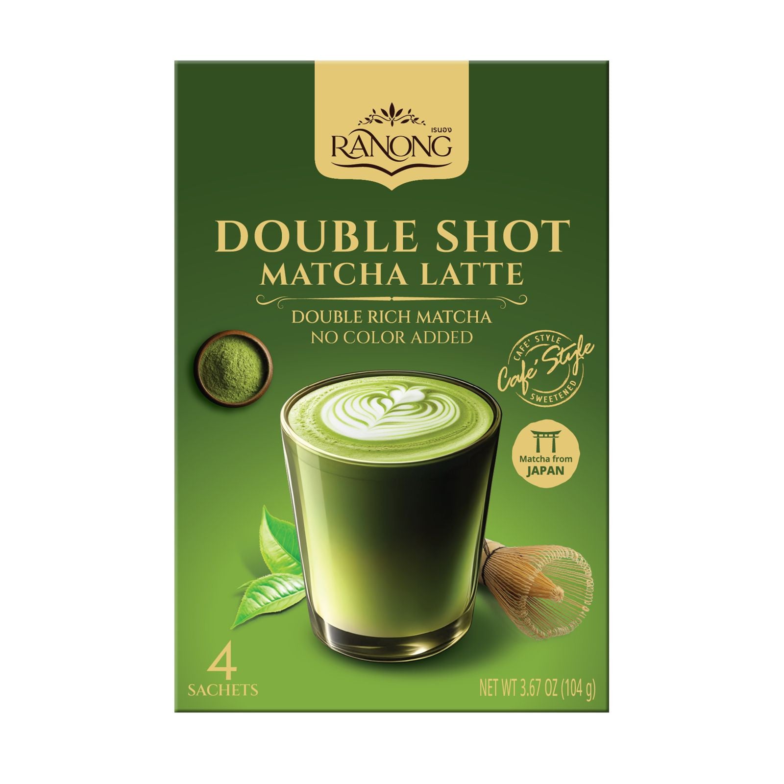 RANONG Doppelter Matcha Latte Shot 104g