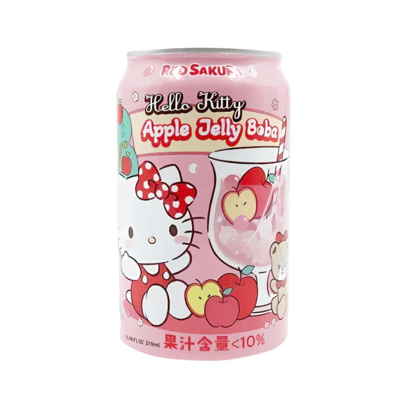 RED SAKURA Apfelgetränk mit Geleekugeln (Hello Kitty) 310ml