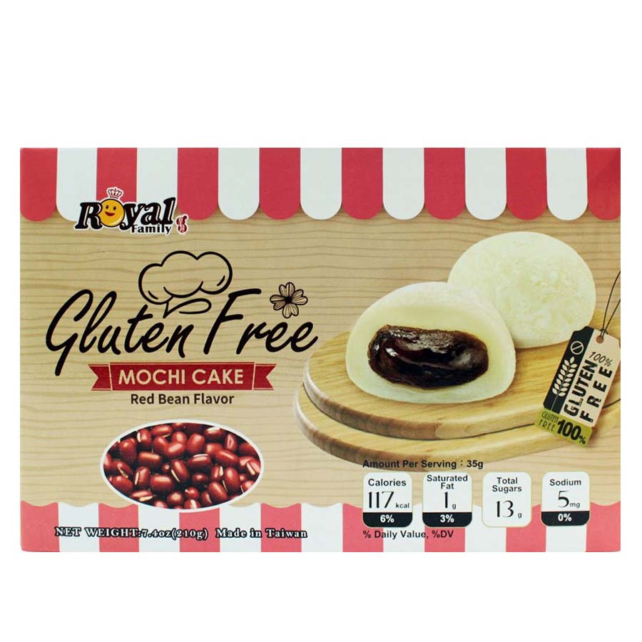 Royal Family Mochi Glutenfrei (rote Bohnen) 210g