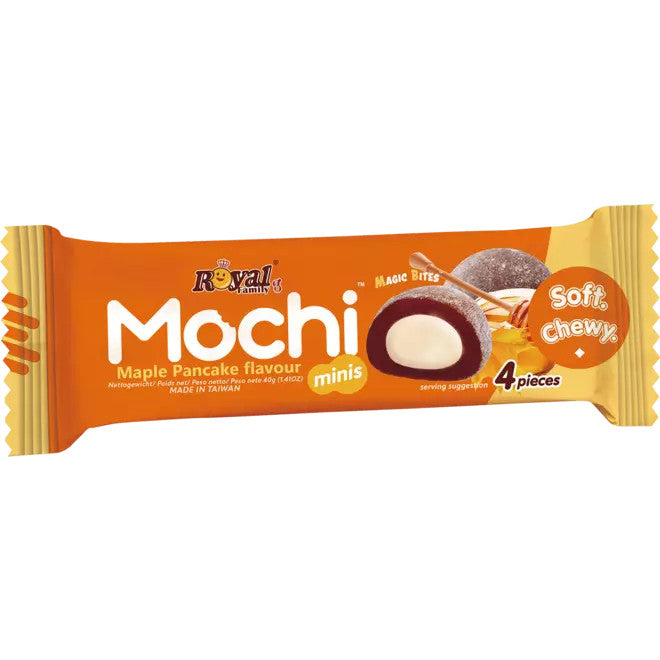 ROYAL FAMILY Mochi Mini-Ahorn-Pfannkuchen-Snackpackung 40g