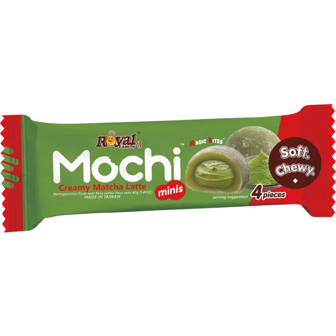 Royal Family Mochi Mini Matcha Latte Snackpackung 40g