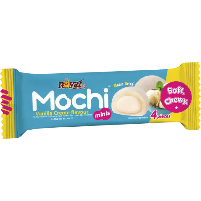 Royal Family Mochi Mini Vanille Creme Snackpackung 40g