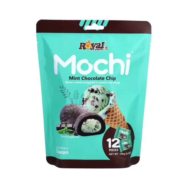 Royal Family Mochi – Minz-Schokoladenstückchen 180g