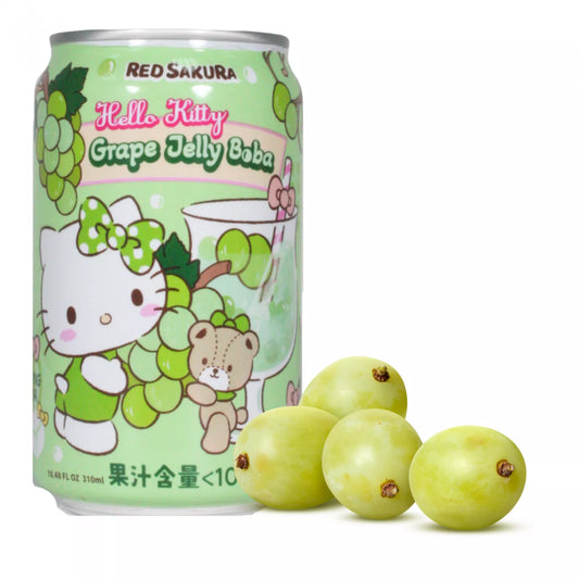 RED SAKUARA Hello Kitty Trauben Bubble Tea 310ml