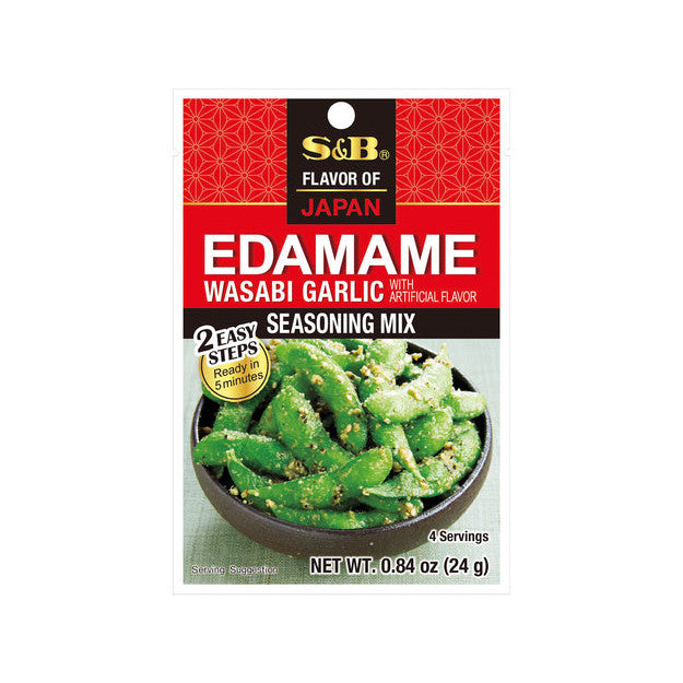 S&B Edamame Wasabi-Knoblauch-Gewürzmischung 24g