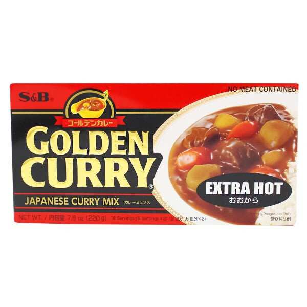 S&B Golden Curry extra scharf 220g