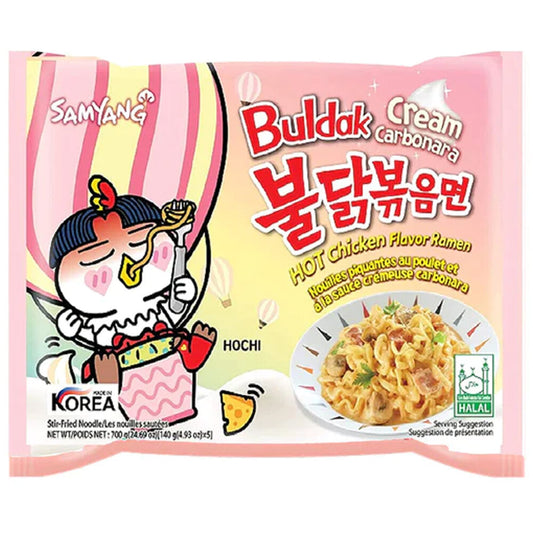 SAMYANG Buldak Hot Chicken Cream Cabonara Geschmack 140g