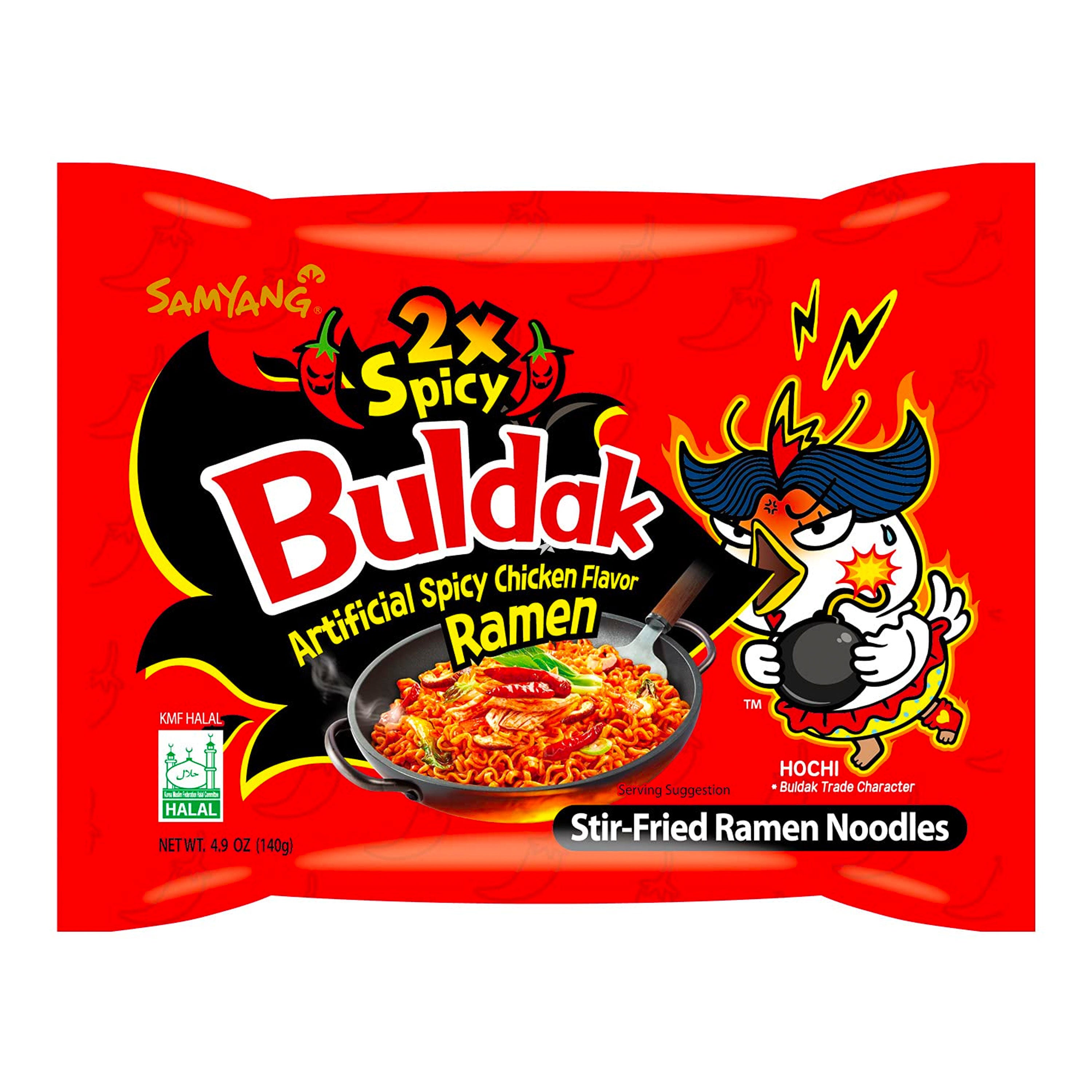 SAMYANG Buldak - Instant Nudeln Extra Scharfes Huhn (2x Spicy) 140g