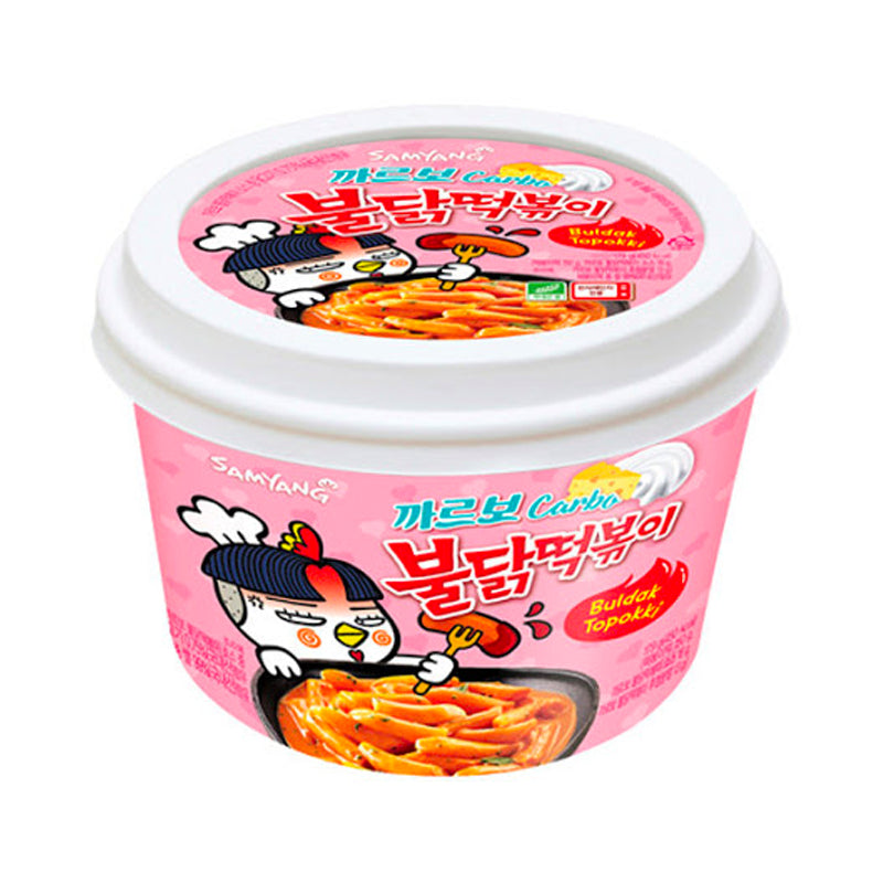 SamYang Buldak - Instant-Nudeln Scharfes Huhn Carbo Topokki 185g