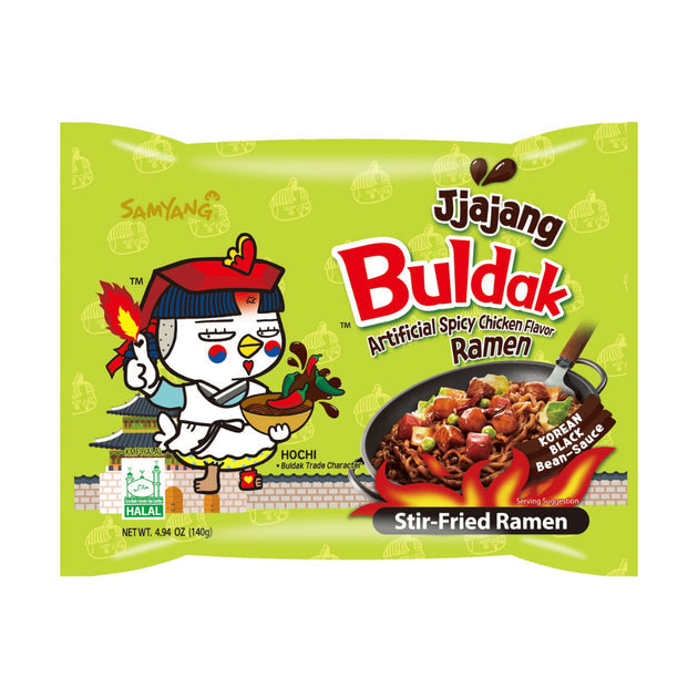 SamYang Buldak - Instant Nudeln Scharfes Huhn Chacharoni-Sojabohnen 140g