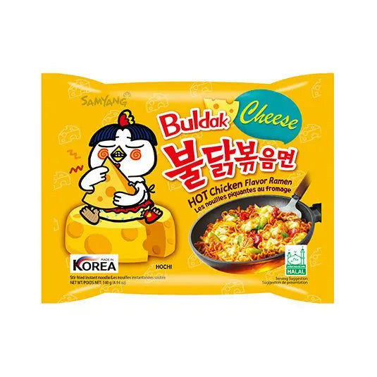 SAMYANG Buldak - Instant Nudeln Scharfes Huhn Käse 140g