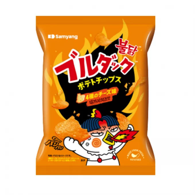 SAMYANG Buldak Quattro Cheese Kartoffelchip, 55g