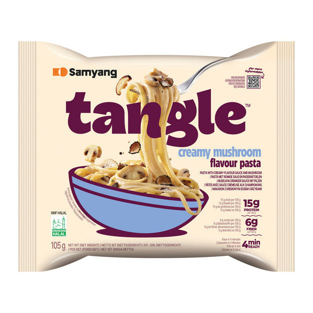 SAMYANG Tangle Pasta mit Pilzrahmsauce 105g