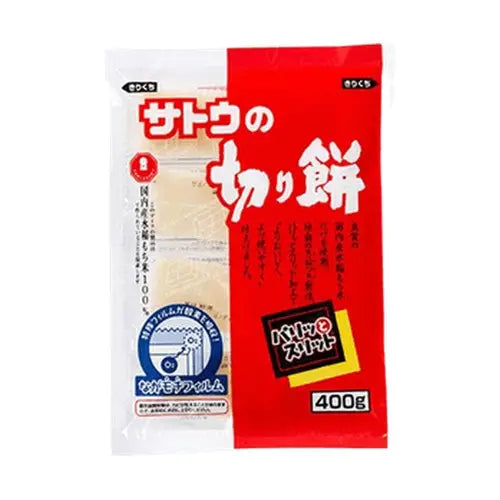 SATO Kiri Mochi, Reiskuchen, eckig 400g