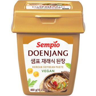 SEMPIO Sojabohnenpaste, zum Kochen und Würzen, Doenjang 460g