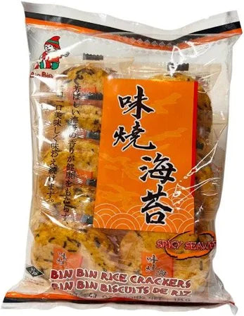 BIN BIN Scharfe Seetang Reiscracker 135g
