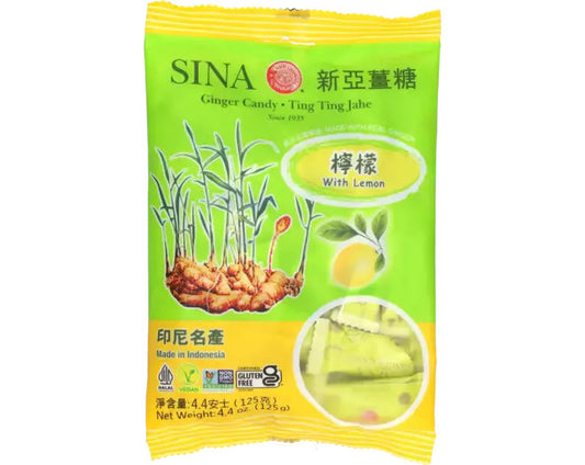 SINA Ingwer-Kaubonbon – Lemon 125g