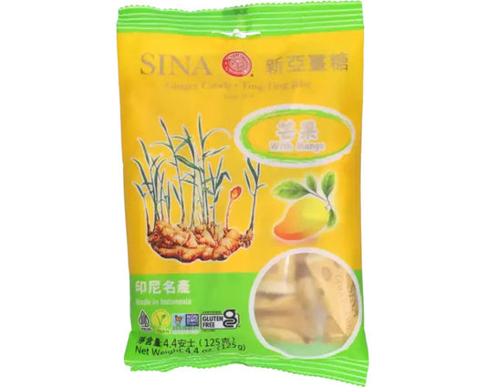 SINA Ingwer-Kaubonbon – Mango 125g