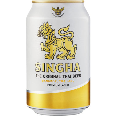SINGHA Bier, 5% vol, (10 Grad Plato) 330ml