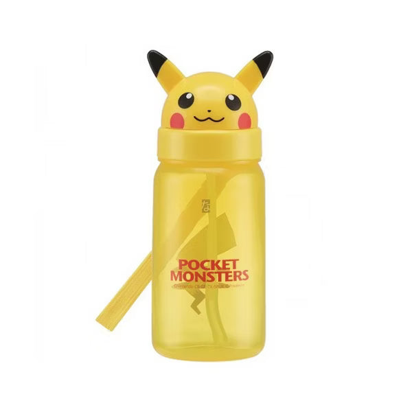 Skater Pikachu Straw Bottle PBS3STD 1l