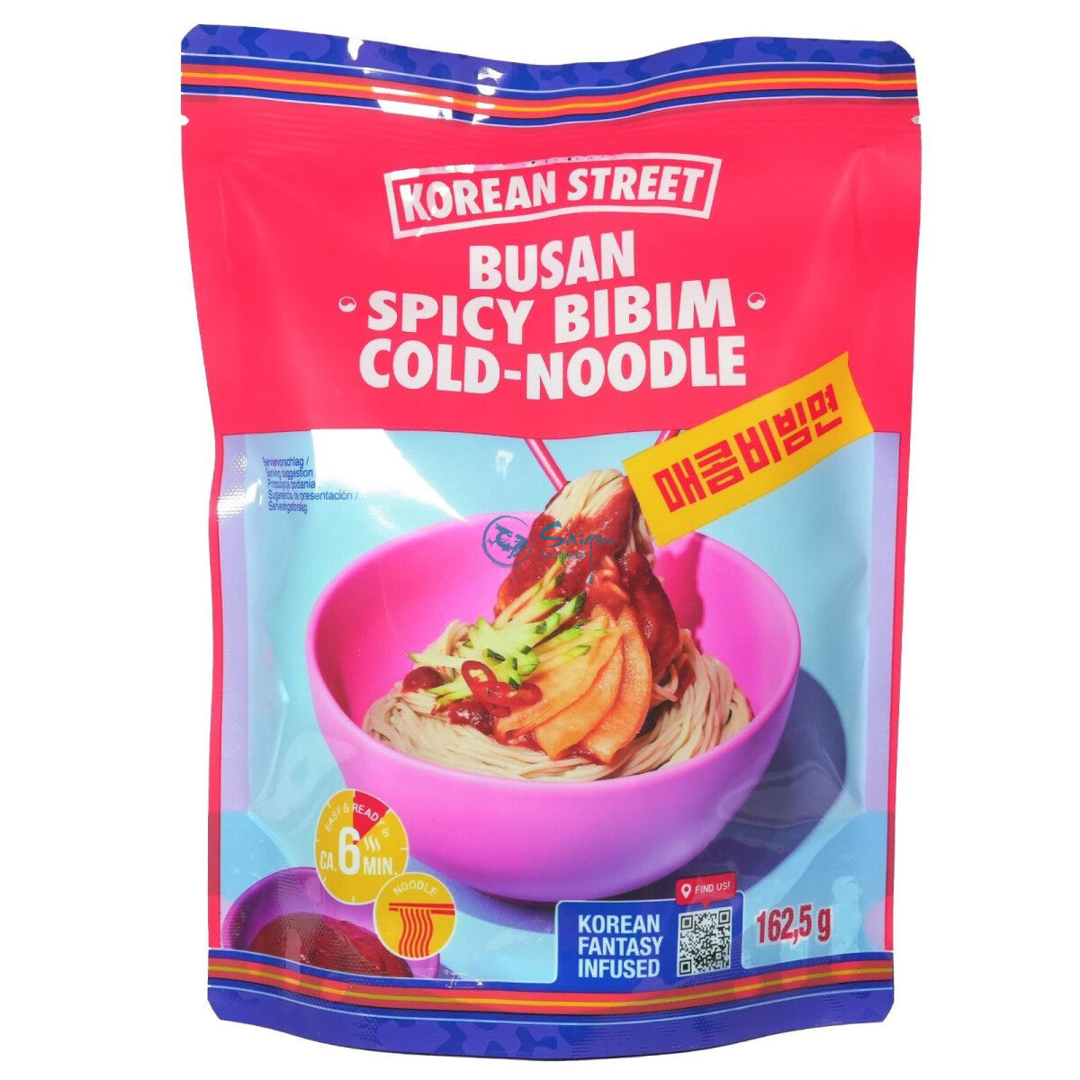 KOREAN STREET Busan Spicy Bibim Cold-Noodle 163g