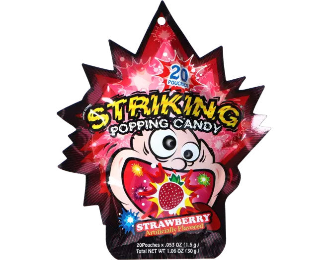 Striking Knallbonbons - Erdbeere 30g