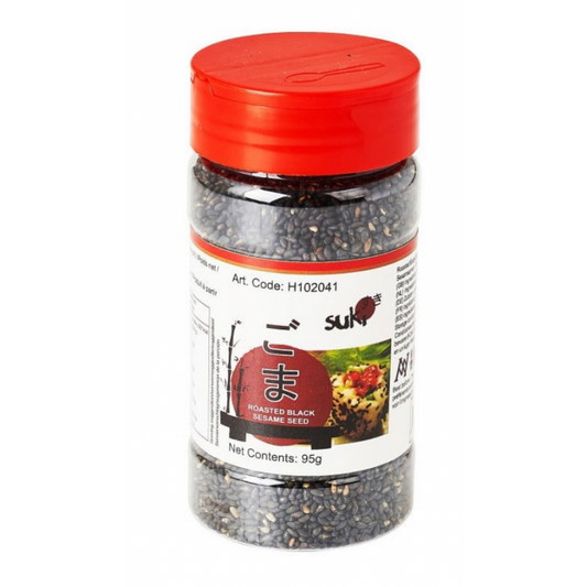 SUKI Getröstete schwarze Sesam Kerne 95g