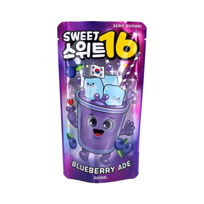 Sweet16 Blaubeeren-Limonade (ohne Zucker) mit Süßungsmitteln 200g