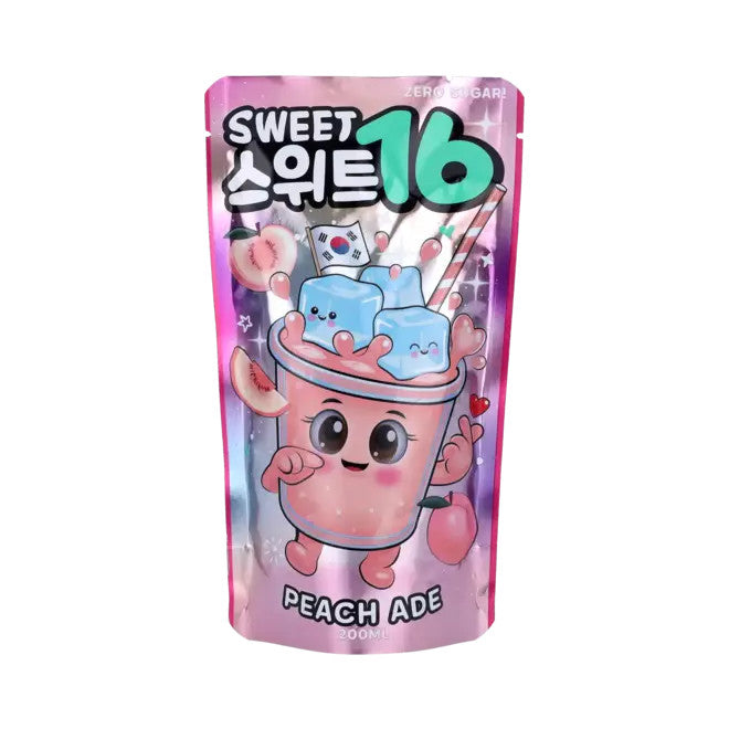 Sweet16 Pfirsichlimonade (ohne Zucker) mit Süßungsmitteln 200ml