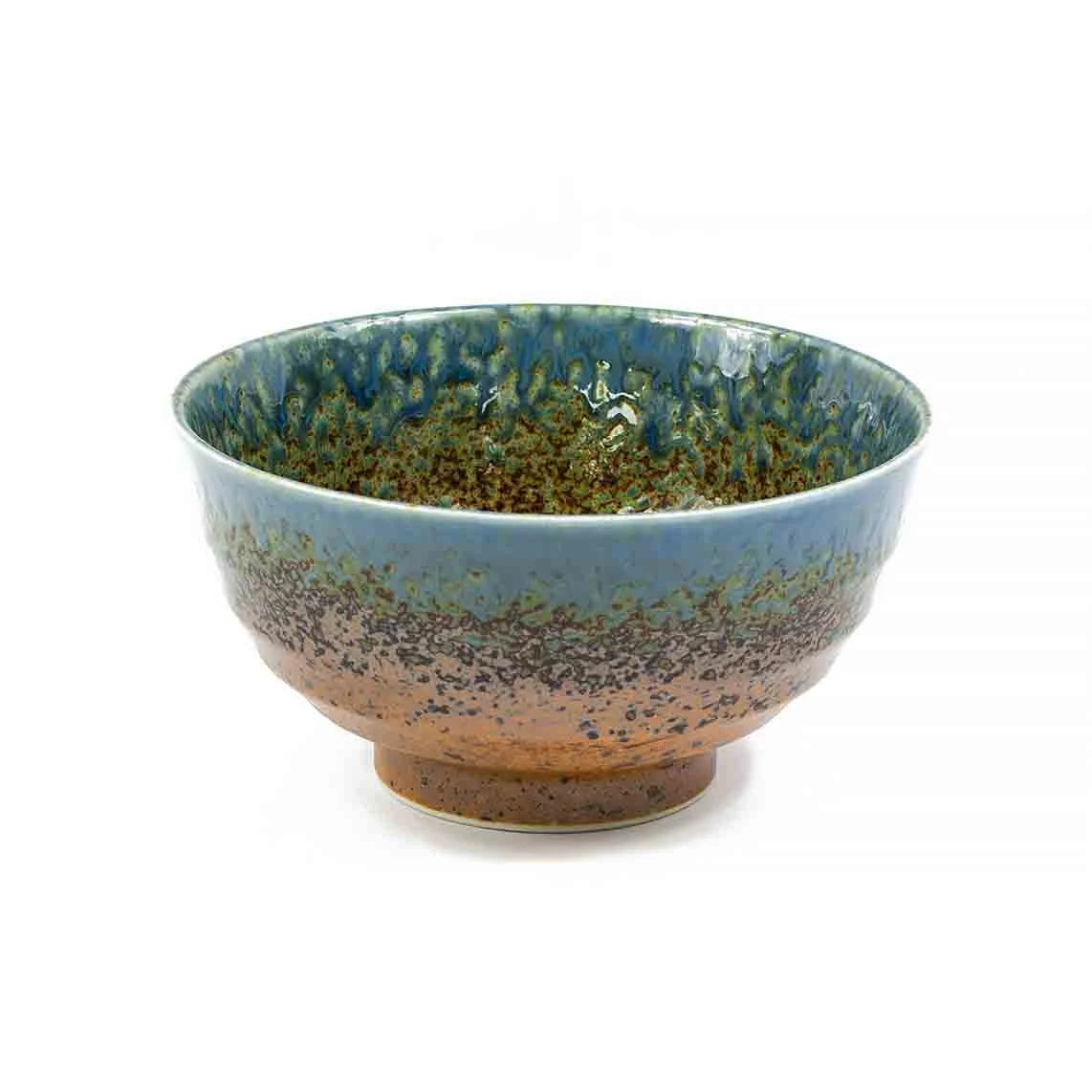 Taisan Schale | Ø17 CM Porzellan | Grün-Natur | Ø17 CM | H8,3 CM